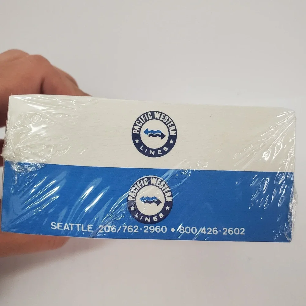 Pacific Western Lines Company Logo Desk Notepad 4
